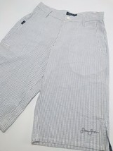 Men&#39;s Sean John Plaid White | Lt. Blue | Grey Casual Shorts - £63.00 GBP