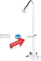 Artiwell Outdoor Shower Fixture System ,With Rustproof Riser, Polished Chrome - £54.34 GBP