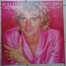 Rod Stewart Original Greatest Hits Poster From 1979 22*22 Inch The Pink Poster V - $49.50