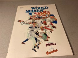 Vintage 1983 MLB World Series Philadelphia Phillies vs Baltimore Orioles Program - £7.81 GBP