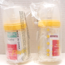 Playtex Nurser Bottles Drop-Ins Liners 4oz Bottles (2 Bottles ) Yellow - £14.64 GBP