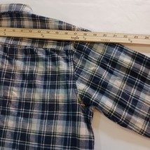 Patagonia Pocket Men's Blue & White Organic Cotton Flannel Shirt Long Sleeve M image 10