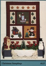 Christmas Sampling Stitch Connection Applique Quilt Wall Hanging Pattern 27 x 38 - £9.58 GBP