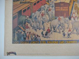 Ringling Bros and Barnum & Bailey Combined Circus Poster Dynomite 1981 image 3