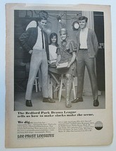 1966 Vtg Fashion Print Ad Fashion Lee Prest Leesures Bedford Park Drama Mod - $7.00