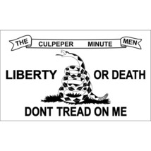Liberty Or Death Don&#39;t Tread On Me Flag with Grommets 3ft x 5ft - £25.34 GBP