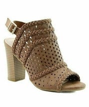 DBDK Fashion Braided Lily Sandal Back Strap Heel Camel Brown Size 5.5 NEW NIB - £22.34 GBP