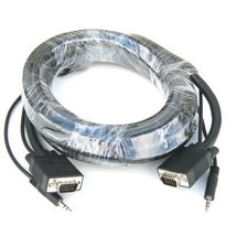 RiteAV - SVGA Monitor Cable with 3.5mm Audio - 10 ft. - $39.99