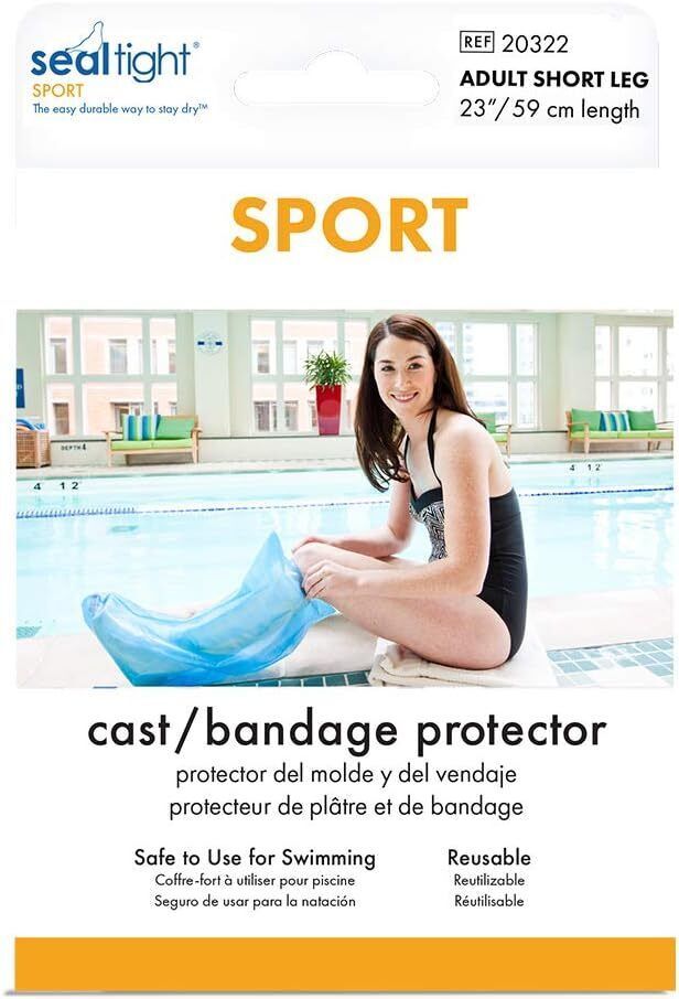 Brownmed SEAL-TIGHT Sport Cast and Bandage Protector, Adult Short Leg - $24.25