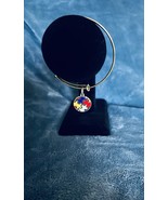 “ Alex And Ani” Style Bangle Bracelet With autism Awareness Charm - $10.89