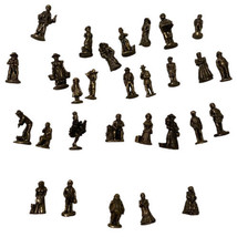 Liberty Falls Pewter Village Figures Figurines 29 Pcs Pioneer Men Women Workers - £44.69 GBP