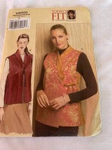 Vogue Todays Fit V8000 vest Misses pattern Sandra Betzina - $12.87