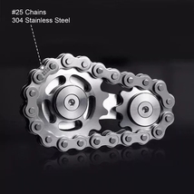 Hot Sale Bicycle Chain Gear Fidget Spinner - £23.44 GBP