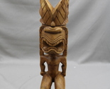 Vitnage Wooden Tiki - Hand Carved Ku - Maker Unknown - $75.00