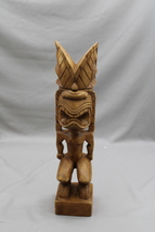 Vitnage Wooden Tiki - Hand Carved Ku - Maker Unknown - $75.00