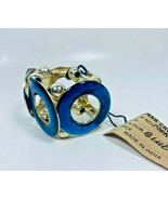Lot of 2 Sonar Creative Napkin Rings in Big Blue Round Design - €6,72 EUR
