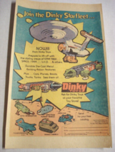1977 Dinky Toys Color Ad Die-Cast Star Trek, Space 1999, Thunderbirds - £6.38 GBP