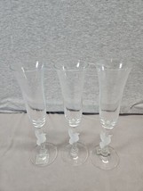 Lot Of 3 Gorham Amore Dove Champaign Flutes New (C4) - $29.70