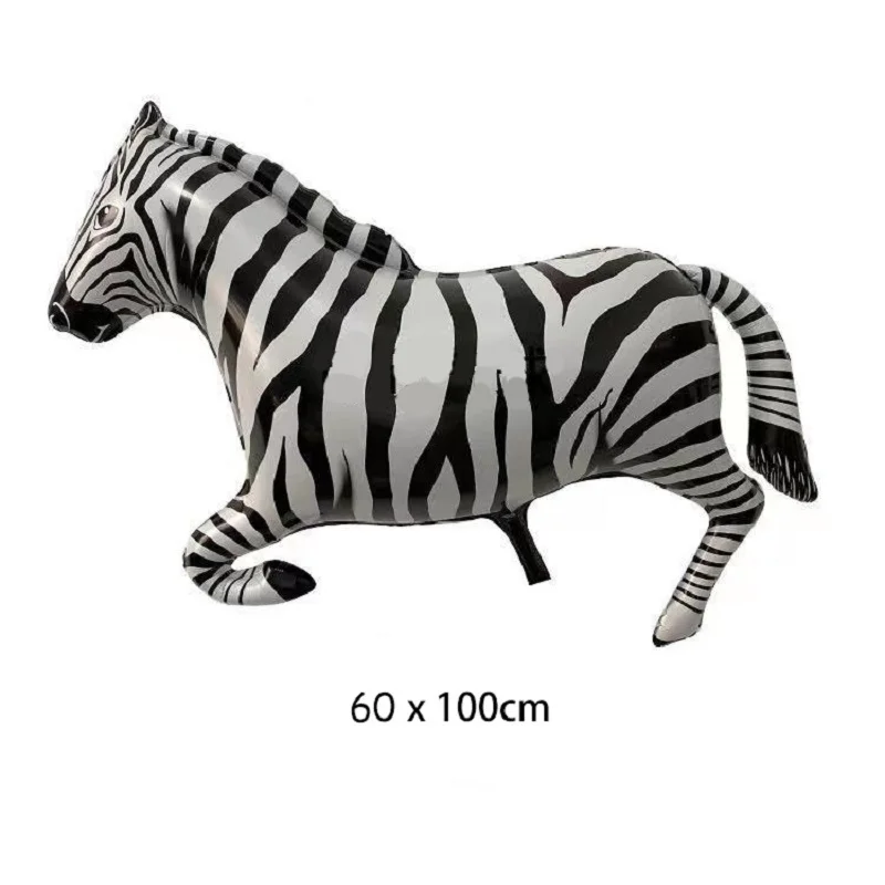 Play 1pc Tiger Lion Leopard Walking Animal F Balloon For Jungle Safari Birthday  - £23.18 GBP