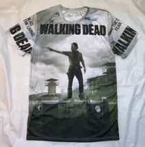 The Walking Dead AMC Rick Grimes All Over Print Short Sleeve Shirt Size ... - $24.25