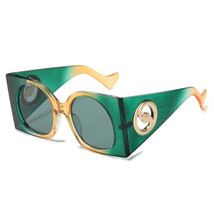 Unisex UV400 TwoTone Square Sunglasses  Luxury Brand - $20.95