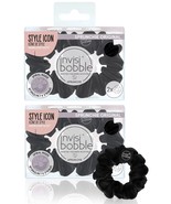 Lot of 2 invisibobble Sprunchie Spiral Hair Ring - True Black - Total 4 ... - $13.85