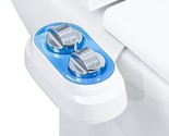 Bidet Attachments Dual Nozzle  for Toilet Seat  Adjustable Water Pressure - $29.70