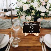 Mini Chalkboard Table Number Signs - £25.57 GBP