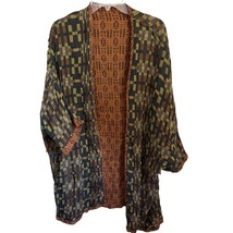 Ace &amp; Jig Alexa Woven Open Front Cardigan Size M/L *no belt* - $1,845.29 MXN