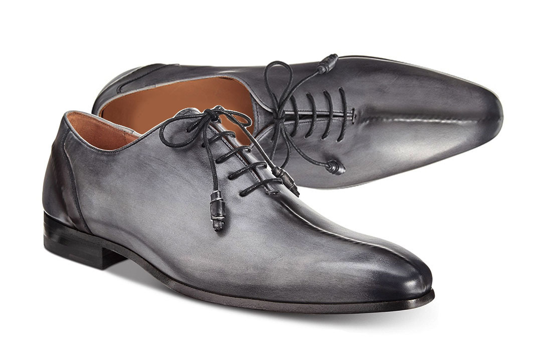 New Gray Handmade Leather Lace Up Shoes, Men's Split Toe Formal Designer Dress S