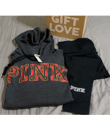  PINK Campus Hoodie, Leggings + Gift Box  - £62.65 GBP