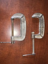 Vintage Pony #232, 2” C Clamp,2 Pieces, Made In USA - £14.15 GBP