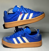 MENS ADIDAS SAMBA XLG BLUE/WHITE/GUM JI0865-SIZE 9 - $49.99