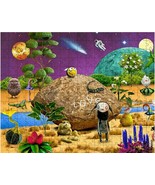 &quot;NEW&quot; Alien Inhabited planets Jigsaw Puzzle boardgame 500 pieces free sh... - £29.82 GBP