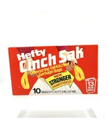 Vintage 1984 NEW Hefty Cinch Sak Drawstring Tall Kitchen Garbage Bags NO... - $291.70 MXN