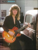 Tesla Frank Hannon circa 1988 with Gibson ES-Les Paul guitar 8 x 11 pin-... - $4.23