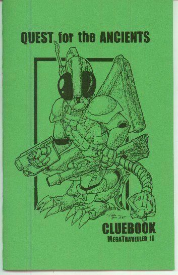 MegaTraveller 2: Quest f/t Ancients Cluebook - Traveller Supplement for ... - $12.00