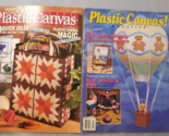Plastic Canvas Magazine Quick &amp; Easy Set of 2 from 1990 Needlecraft Patt... - £7.12 GBP