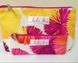 Clinique lulu dk hot pink yellow and white cosmetic makeup bag set 15 thumb155 crop