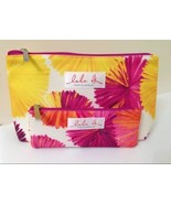 Clinique Lulu dk Hot Pink, Purple, Yellow and White Cosmetic Makeup Bag Set - £2.16 GBP