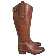 Sam Edelman Penny/Whiskey Brown Soft Leather Boots Sz 7/37 M  - $984.22 MXN