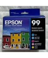 Epson 99 Color Ink Cartridge Set T099920 Exp 2026 Genuine OEM Sealed Ret... - $39.98