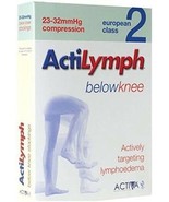 Actilymph Class 2 Standard Below Knee Open Toe Compression Stockings L Sand - $1,230.43 MXN