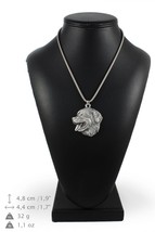 NEW, Bernese Mountain Dog, dog necklace, silver chain 925, limited edition, ArtD - £60.89 GBP