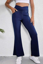 Asymmetric Waist Flare Jeans - $56.99