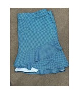Lady Hagen Women&#39;s Golf Ruffle Skirt Skort UPF25+ Built In Shorts Blue X... - $24.31