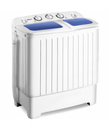 Costway Portable Mini Washing Machine Washer Compact Twin Tub 17.6lbs Spin - £228.61 GBP