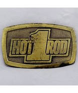 Vintage Belt Buckle Hot Rod Automotive Magazine Number One HotRod 1 USA ... - £37.38 GBP