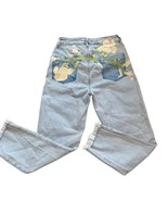 Guess 1981 Light Wash High Rise Straight Leg Embroidered Jeans 26 - $60.00