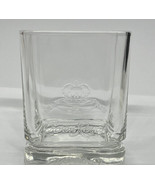 Old Fashioned Whiskey Glass Crown Royal 2000 Embossed 3.5” Vintage - £4.71 GBP